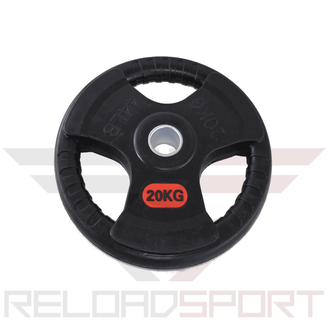 2x 20kg Olympische Hantel Scheiben 50mm Tri Grip Set