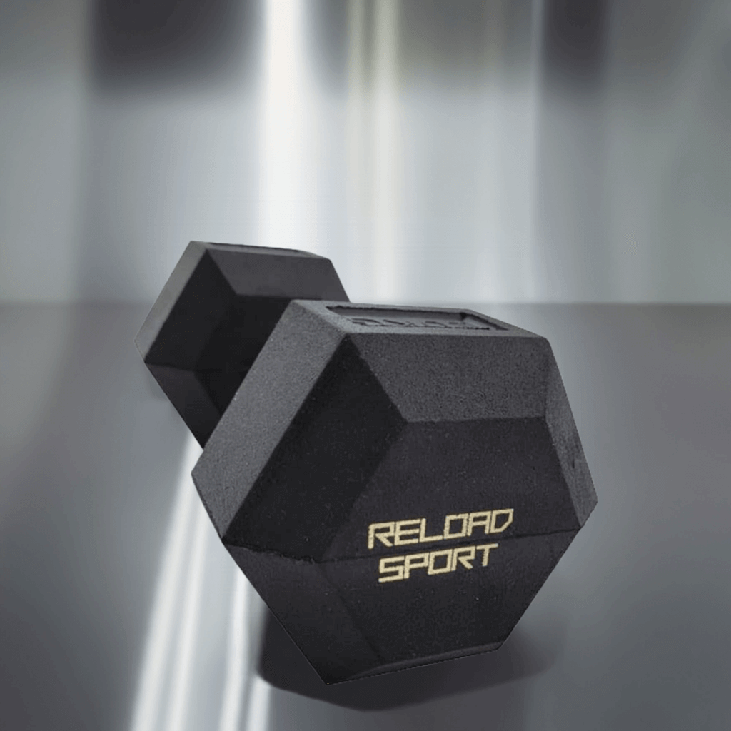 Sechskant Kurz Hantel-Set 25 KG - Gym-Qualität
