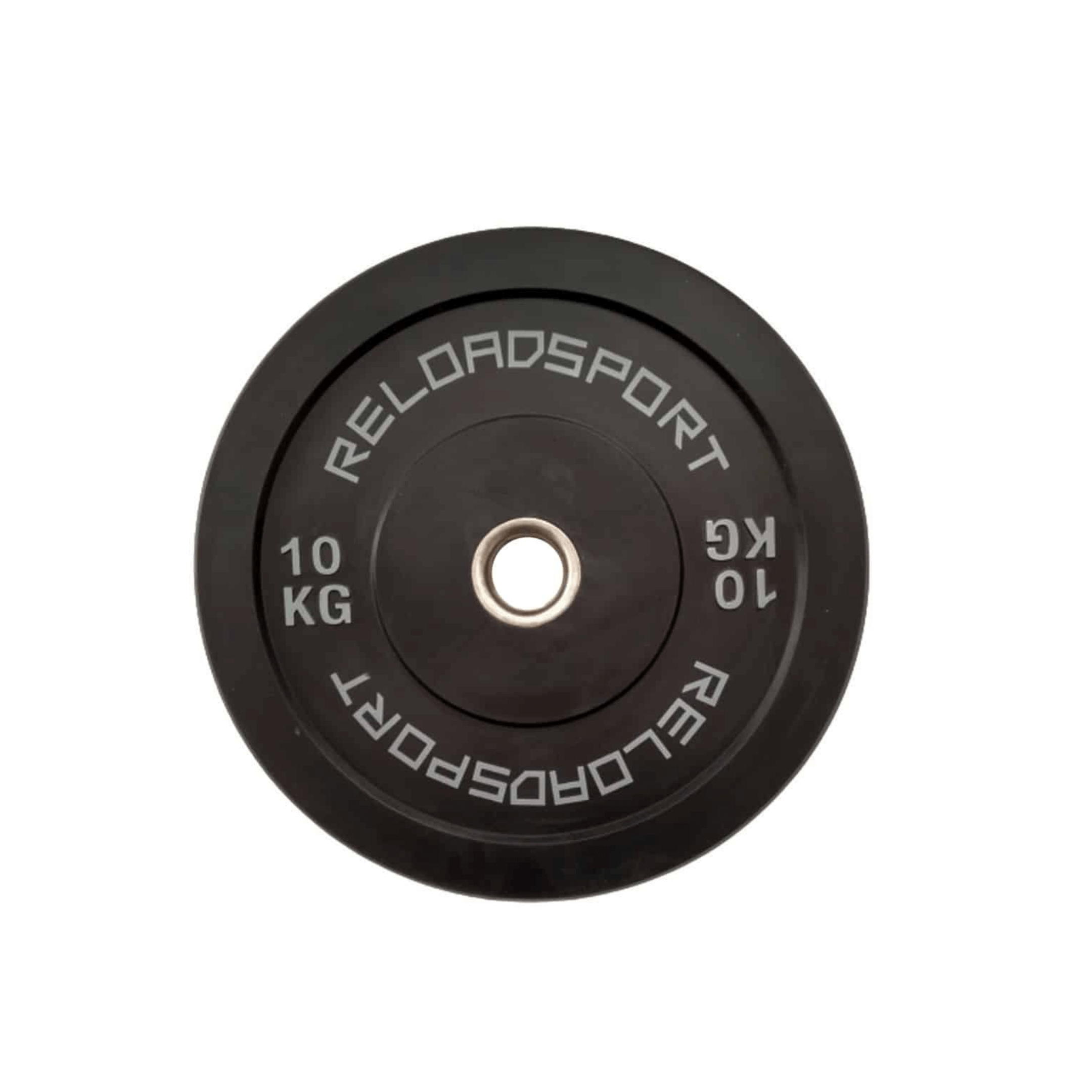 2x 10KG Bumper Plates 50mm - Gym Qualität - Schwarz - Reload