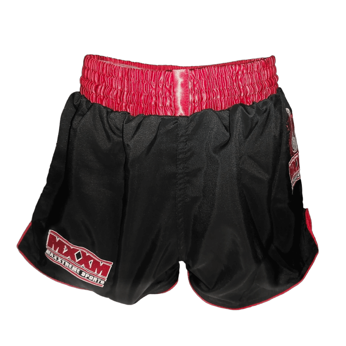Maxxtreme TS Kickboxshorts - Rot/Schwarz - Größe L - SijbersSport - Maxxtreme - Kickboxen Shorts aus 100% Polyester