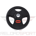 2x 20kg Olympische Hantel Scheiben 50mm Tri Grip Set
