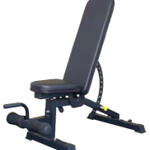 Verstellbare Fitnessbank Tornello Sports in schwarzer Ausführung für optimales Trainingselebnis im Fitnessstudio oder zu Hause.