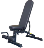 Verstellbare Fitnessbank Tornello Sports in schwarzer Ausführung für optimales Trainingselebnis im Fitnessstudio oder zu Hause.