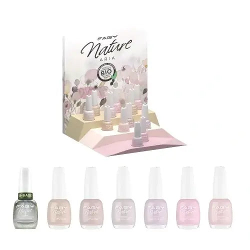 Bio-Nagellack-Startpaket FABY für professionelle Nagelstudios
