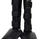 Maxxtreme S25 PU Schienbeinschoner - Kunstleder - Abriebfest & Flexibel - 3 Riemen - 1 Schlaufe - Alle Größen - PU S25 Klassifizierung