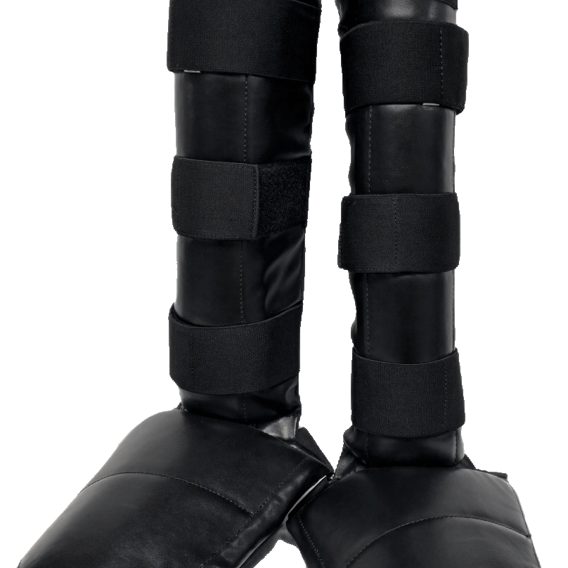 Maxxtreme S25 PU Schienbeinschoner - Kunstleder - Abriebfest & Flexibel - 3 Riemen - 1 Schlaufe - Alle Größen - PU S25 Klassifizierung