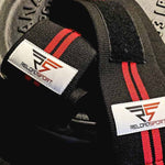 Handgelenkbandagen Set schwarz/rot – Verstellbar, 2er Set