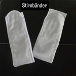5X Stirntücher 100% Baumwolle Qualitäts-Frottee Stoff