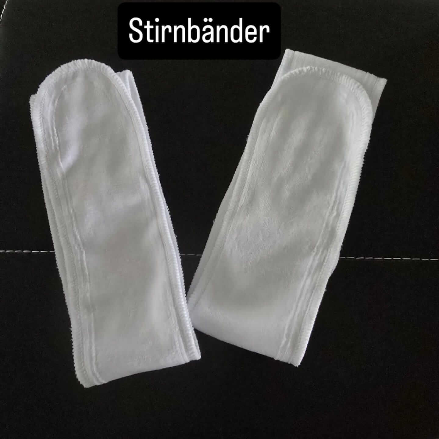 5X Stirntücher 100% Baumwolle Qualitäts-Frottee Stoff