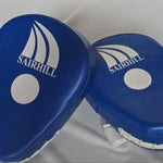 Schlaghandschuhe Handpolster Boxen in blauer Farbe, Sairhill Box- und MMA-Pratzen für effektives Training.