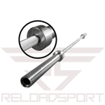 Olympische Langhantel 220cm mit Lockjaws - 50mm - 315 kg Belastbarkeit - Nadel- und Kugellager - Gerändelte Grifffläche - Set Lockbacks inklusive