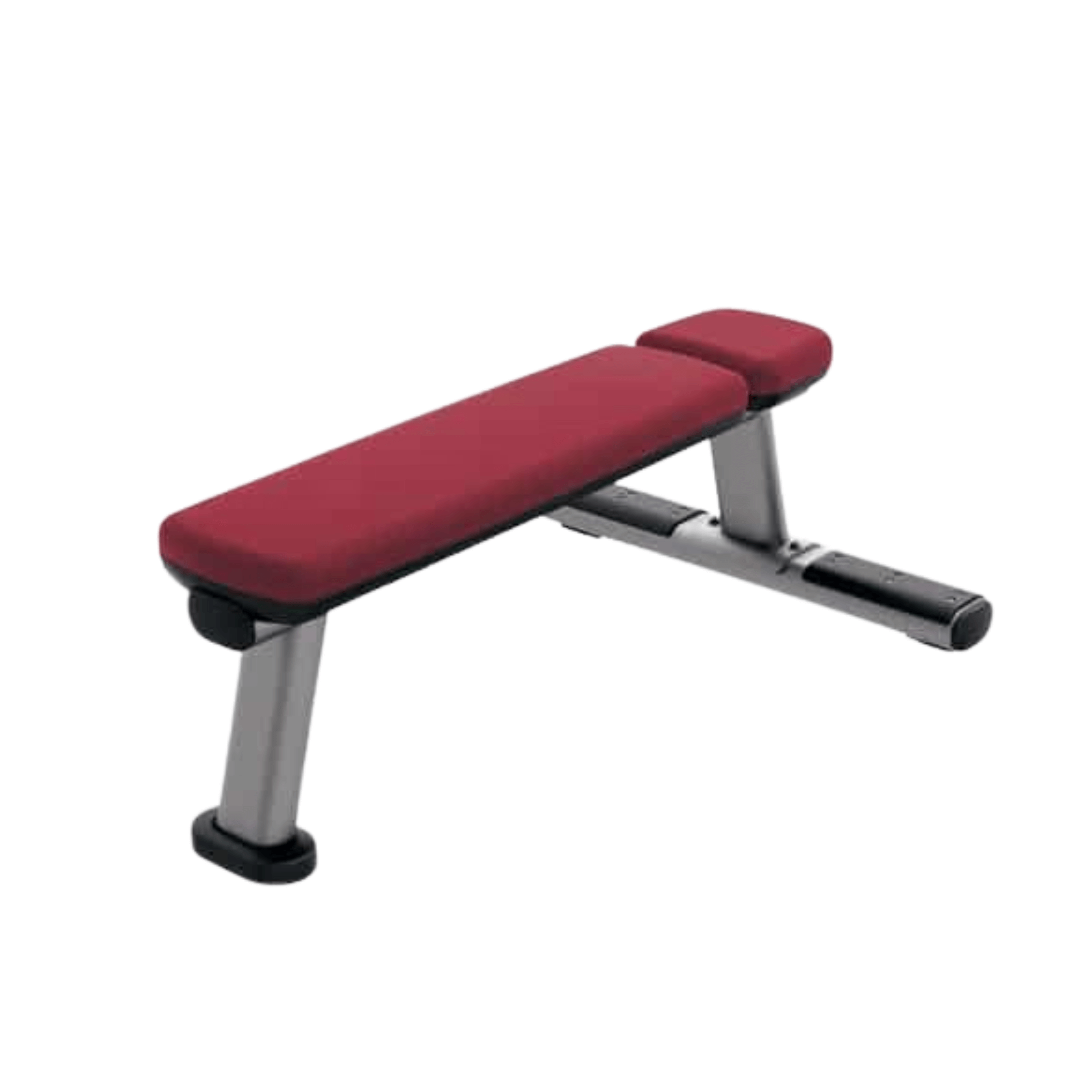 Professionelle Hantelbank Flach Rot - Reloadsport