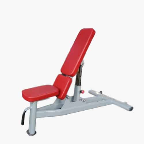Professionelle Verstellbare Hantelbank Rot - Fitnessbank