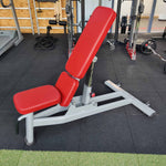 Professionelle Verstellbare Hantelbank Rot - Fitnessbank