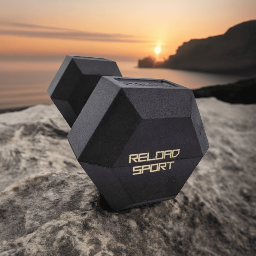 Sechskant Kurz Hantel-Set 25 KG - Gym-Qualität