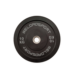2x 10KG Bumper Plates 50mm - Gym Qualität - Schwarz - Reload