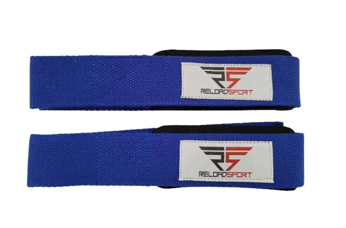 Lifting Straps - blaue Lifting Straps - Reload - 2er Set - Hochwertiger Griff und Unterstützung für Kraftsportler - TexfitTrading.de