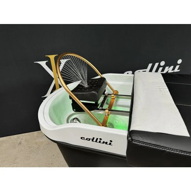 Detailansicht der japanischen Headspa Liege für Wellness von Collini, elegant und revitalisierend.