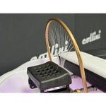 Detailansicht der japanischen Headspa Liege für Wellness mit Wassersystem und ergonomischem Kopfstützenpolster.