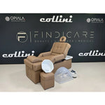 Elektrische japanische HeadSpa-Liege von Collini in luxuriösem Design, ideal für Wellness-Profis.