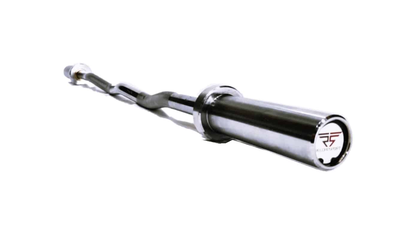 Olympic EZ Curl Bar 50mm mit Lockbacks - Professionelles Lager EZ Curl Bar - Griffbreite 78 cm - Hantelscheiben Durchmesser 50 mm - Belastbarkeit